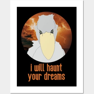 Shoebill Storks Nightmare Birds Posters and Art